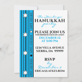Hanukkah Party Roligt Inbjudningar