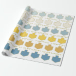 Hanukkah Personalize Giftwrap "Dreidel Palette" Presentpapper<br><div class="desc">Anpassa din egen Hanukkah Gift Wrapping Papper "Dreidel Palette". Anpassa genom att ta bort text, "Steins" "Lycklig" och "Hanukkah" och lägga till en egen text om papper omslutning. Välj ditt favoritteckensnitt stil, färg och storlekt. Många textredigerar också verktyg. Gör det till roligt! Njut av min senaste pappra utformning. Prisa varierar...</div>