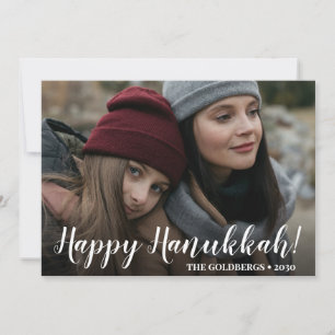 Hanukkah Photo Helgdag Card Julkort