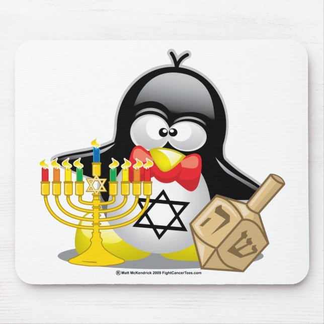 Hanukkah pingvin musmatta (Framsidan)