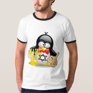 Hanukkah pingvin t-shirt