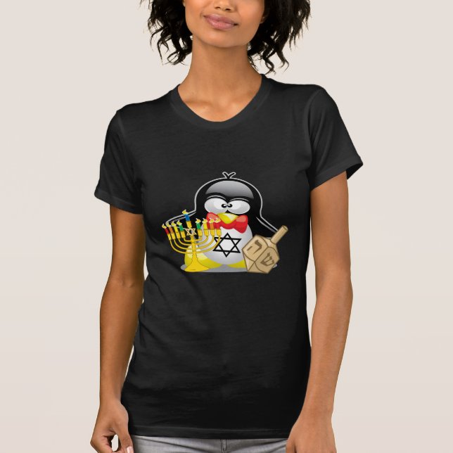 Hanukkah pingvin tee (Framsida)