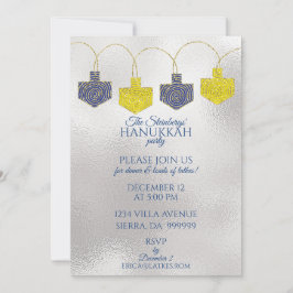 Hanukkah Pinjul-inbjudan Inbjudningar