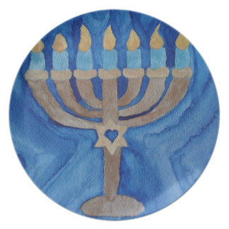 HANUKKAH PLÄTERAR TALLRIK