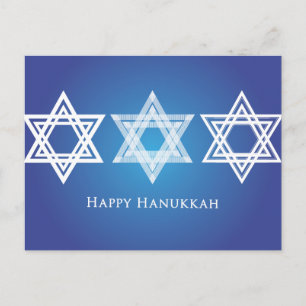 Hanukkah Postcard Helg Vykort