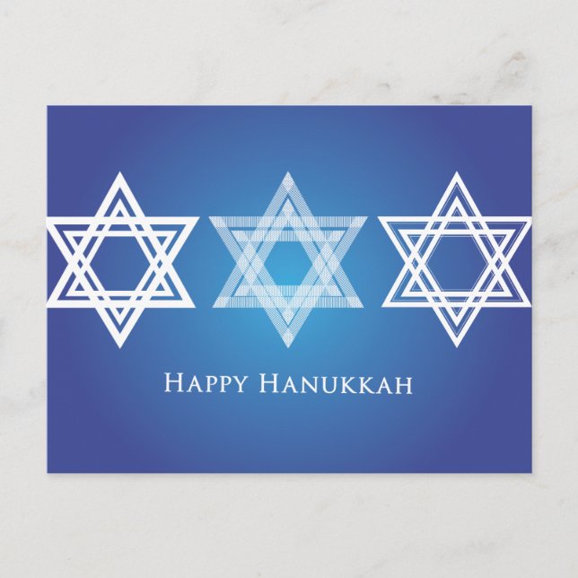 Hanukkah Postcard Helg Vykort (Framsida)