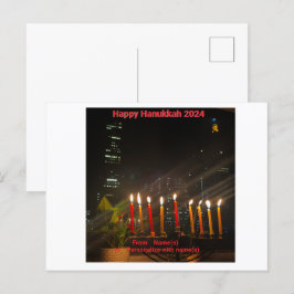 Hanukkah Postcard Vykort
