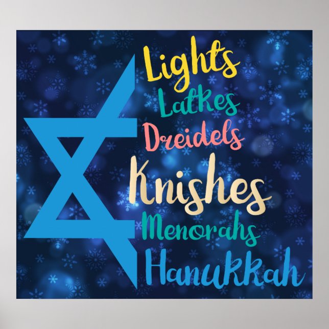 Hanukkah Poster (Framsidan)