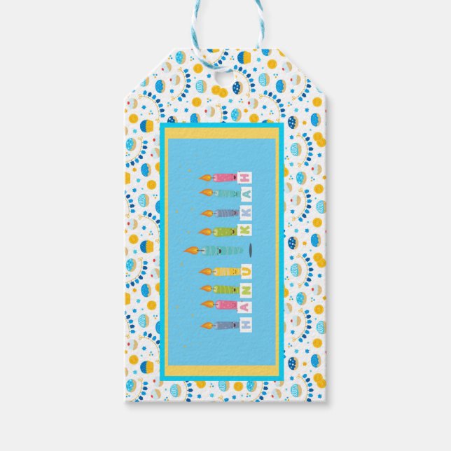 Hanukkah Presentetikett (Framsidan)