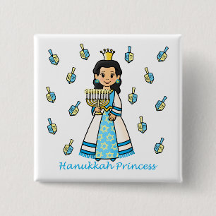 Hanukkah Princess Förbigå Knapp