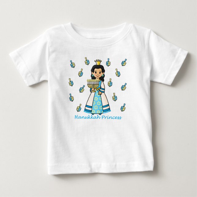 Hanukkah Princess T Shirt (Framsida)