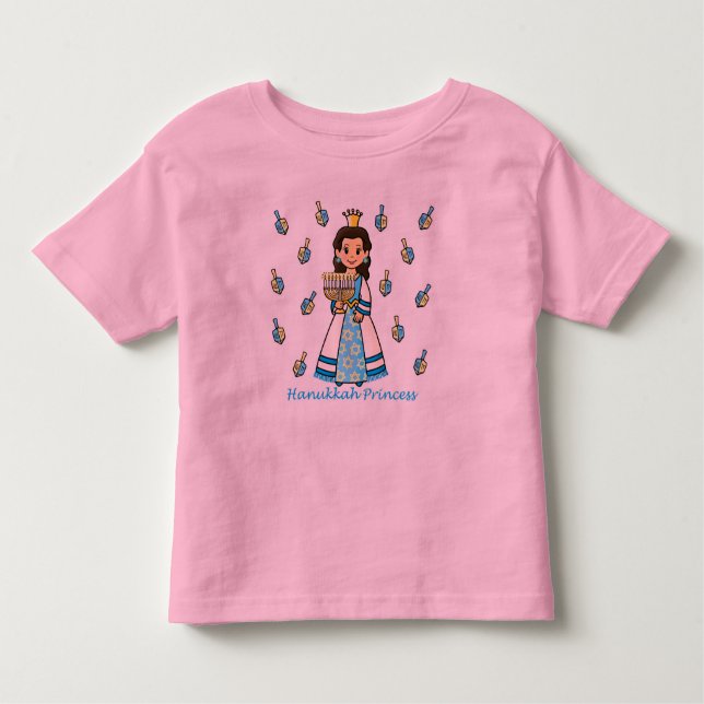 Hanukkah Princess T Shirt (Framsida)