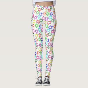 hanukkah-regnbågsstjärnan av davande leggings