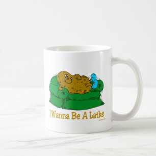HANUKKAH ROLIGT GÅVA JAG ÖNSKAR ATT VARA EN LATK KAFFEMUGG