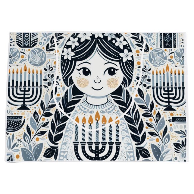 Hanukkah Sameach Firande Gift Bag: Upphäv (Framsidan)