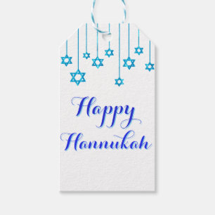 Hanukkah-segningspresenttaggar Presentetikett