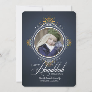 Hanukkah Semesterkort Inbjudningar