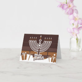 Hanukkah Sending kärlek Greeting Card Kort