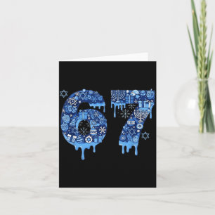 Hanukkah Sex Sju 67 Meme Rollig Dreidel Menorah S Kort