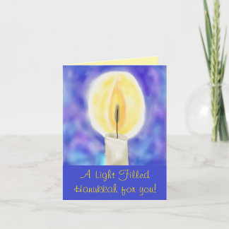 Hanukkah Shamash Card* Helgkort