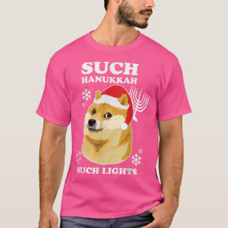 Hanukkah Shibe Doge sådan Hanukkah Müch Ljus T Shirt