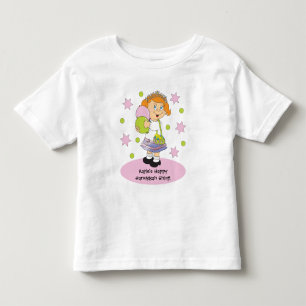 Hanukkah Småbarn Ruffle Dress Personalize Tee