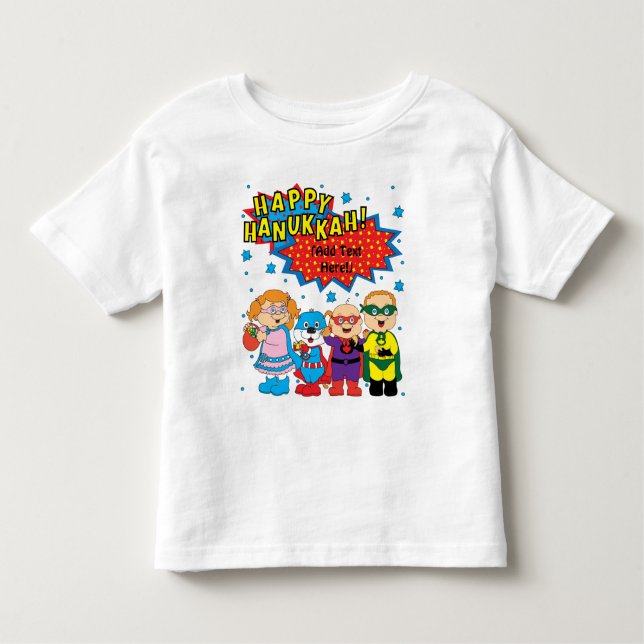 Hanukkah Småbarn T-Shirt (Framsida)