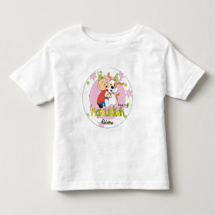 Hanukkah Småbarn T-shirt/Hund/Grönt/Rosa T-shirt