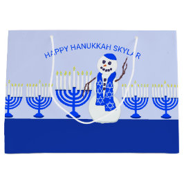 Hanukkah Snögubbe lägger till Roligten för ditt na