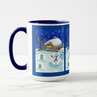 Hanukkah Snowman Mug Mugg