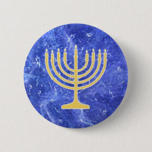 Hanukkah Snowstorm Menorah Knapp