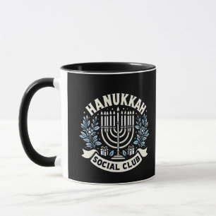 Hanukkah Social Klubb Funny Jewish Hanukkah Mugg