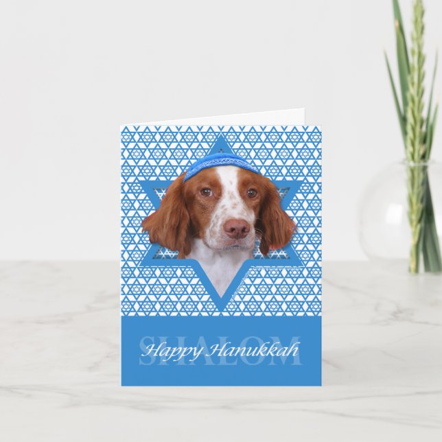 Hanukkah Star av David - Bretagne - Charlie Helgkort (Framsida)