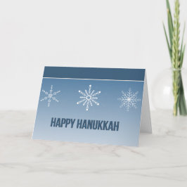 Hanukkah Star Flakes Helgkort