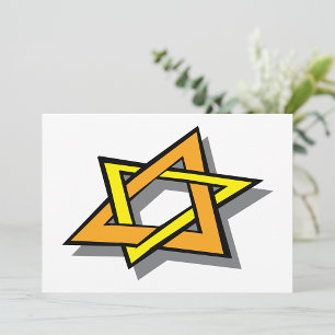Hanukkah Star-inbjudningar Inbjudningar