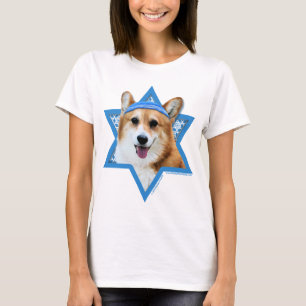 Hanukkah Star of David - Corgi - Owen T-shirt