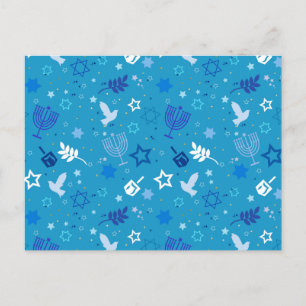 Hanukkah Stars vykort