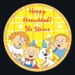 Hanukkah Stickers (1,2 eller 3 tum) Hanukkah Rolig Runt Klistermärke<br><div class="desc">Anpassa genom att ändra teckensnitt storlekt, stil, färg och ordalydelse. Så många användor: Till och från presentklistermärken, Tack-klistermärken på bockpåsar, Cake Toppers (sätt fast på tung kardstock, klippa ut dekalen, ta ut tejptandplockning på baksidan av kardstammen), eller hur om Gift-Märkre (sätt fast på tung kardstock, klippa ut dekalen, slå lilla...</div>