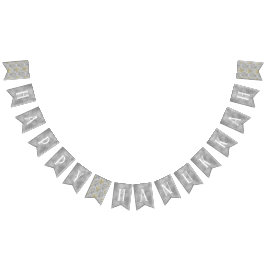 Hanukkah Swallowtail Banner Elegant Vimplar