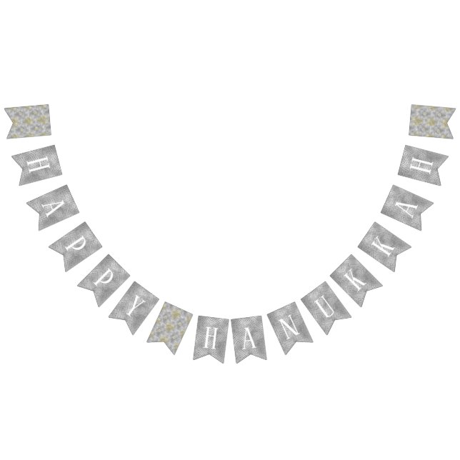 Hanukkah Swallowtail Banner Elegant Vimplar (Alla)