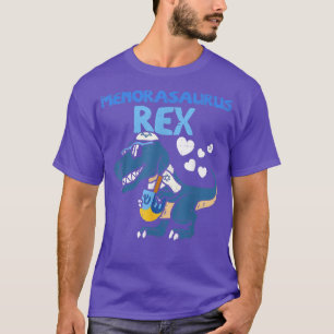 Hanukkah T-Rex Menorasaurus Kids Rex Dinosaur Boy T Shirt