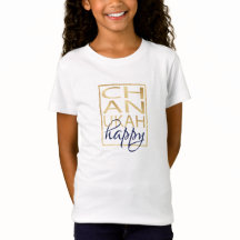 Hanukkah T-Shirt Chanukah Guld