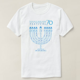 Hanukkah tänder festivalårsdag 70 t shirt