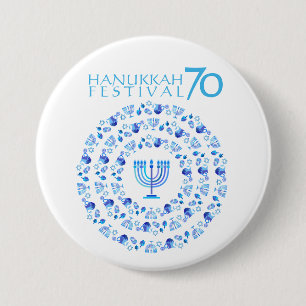 Hanukkah tänder festivalårsdagen 70th knapp