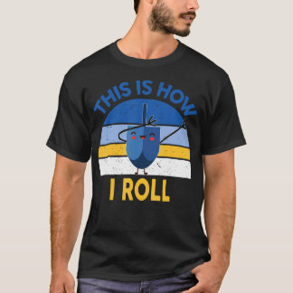 Hanukkah This Is How I Roll Dabbing Kids Toddler B T Shirt