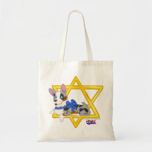 Hanukkah valper tygkasse