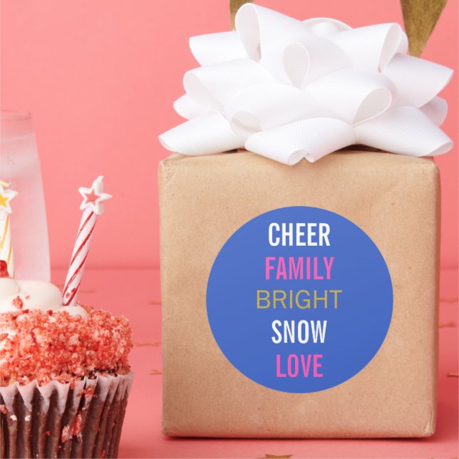 Hanukkah Vinterönskningar Högtidsfest Klistermärke (Part)