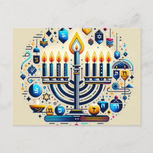 Hanukkah Vykort