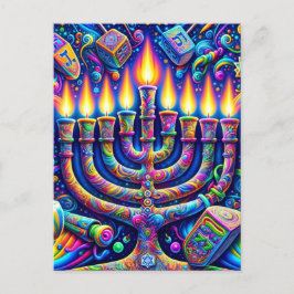 Hanukkah Vykort