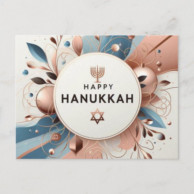 Hanukkah Vykort (Framsida)